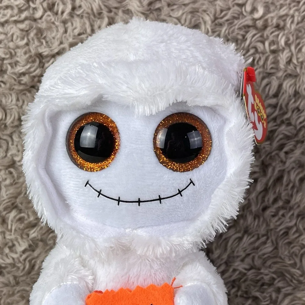 Ty Beanie Boos MIST the Ghost Halloween Trick Or Treat 2016 with Tags TySilk